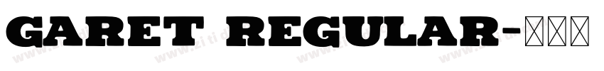 garet regular字体转换